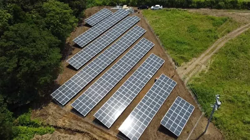 太陽光発電所施工例4